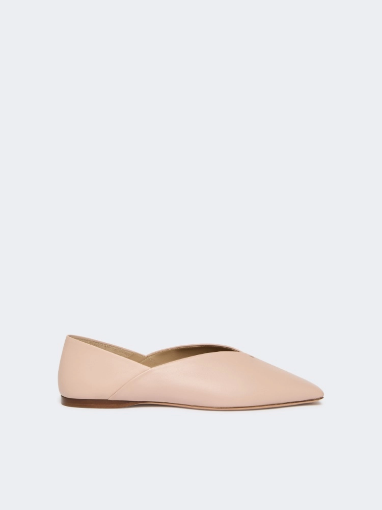 Ballerinas aus Nappaleder - ROSA