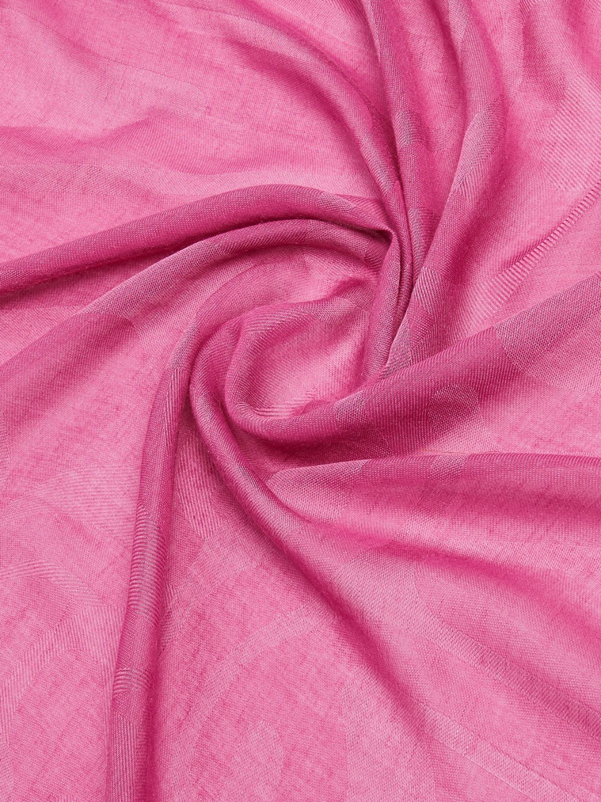 Cotton, modal and cashmere jacquard shawl - SHOCKING PINK - Max Mara - 6