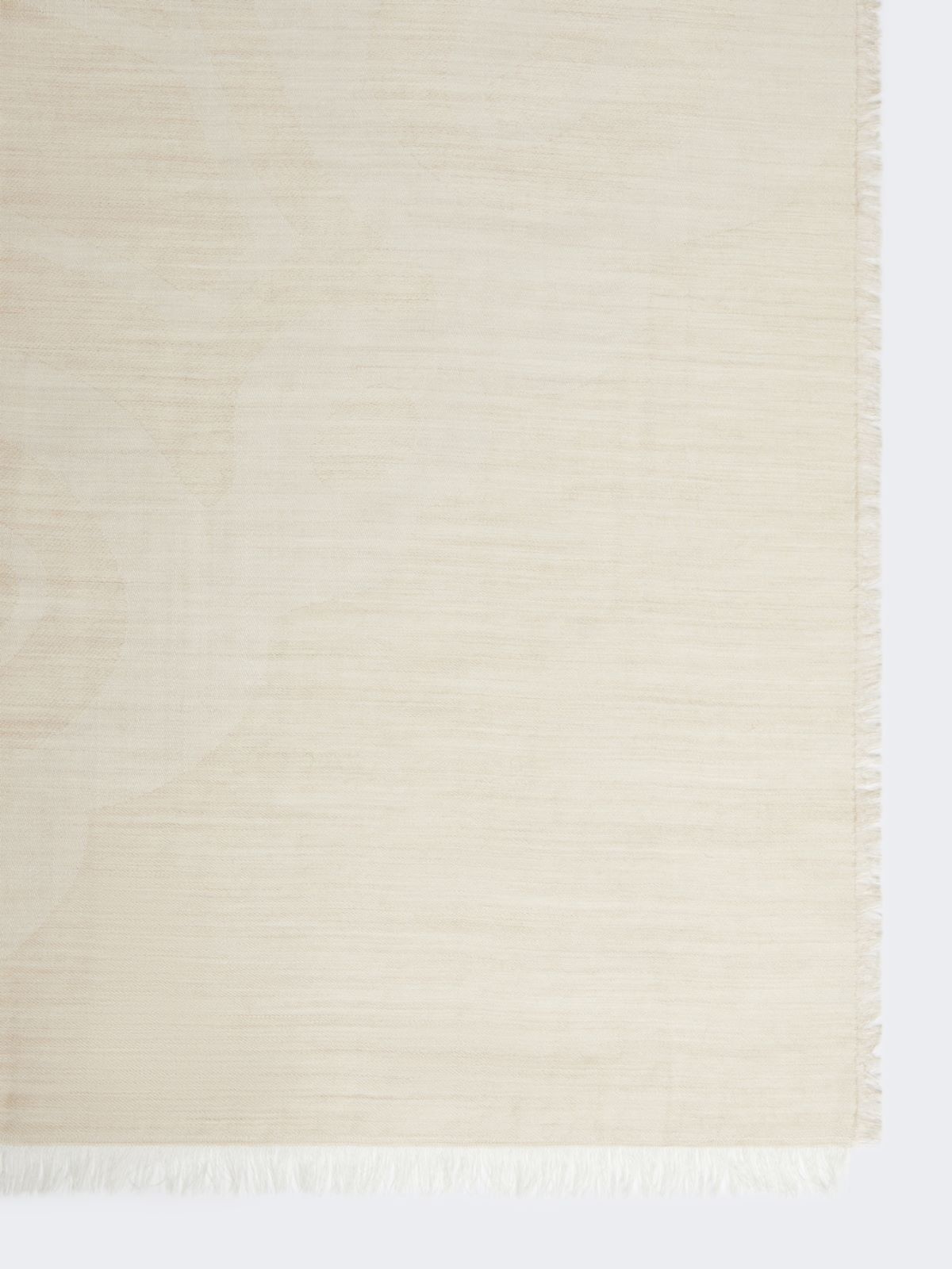 Silk, cashmere and wool jacquard stole