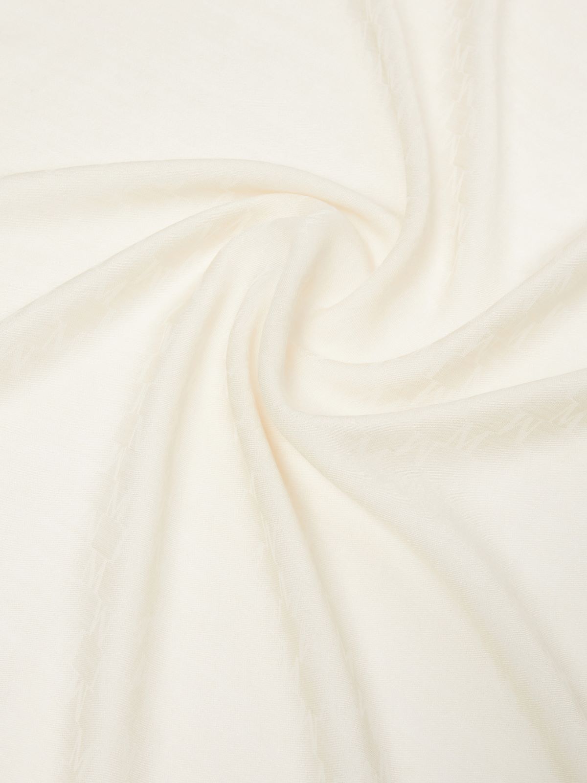 Jacquard wool, cotton and silk stole - IVORY - Max Mara - 6