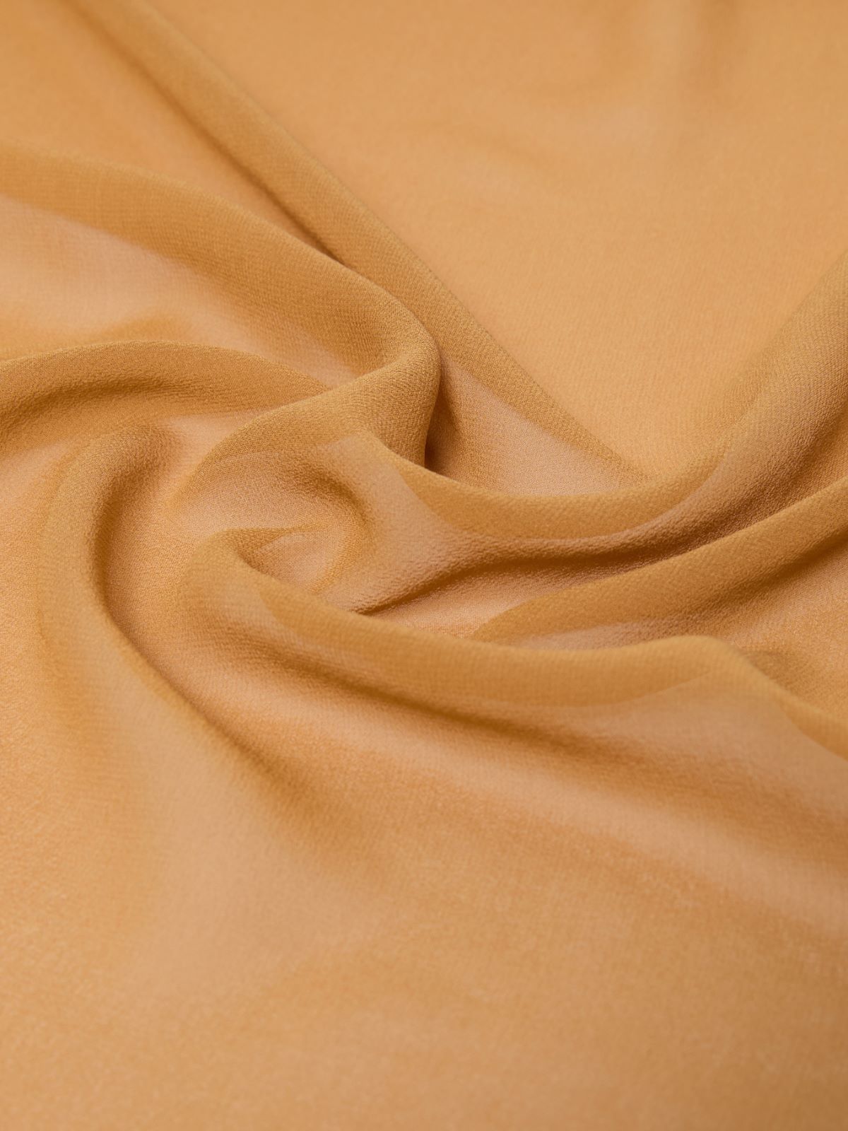 Silk georgette stole - CARAMEL - Max Mara - 3