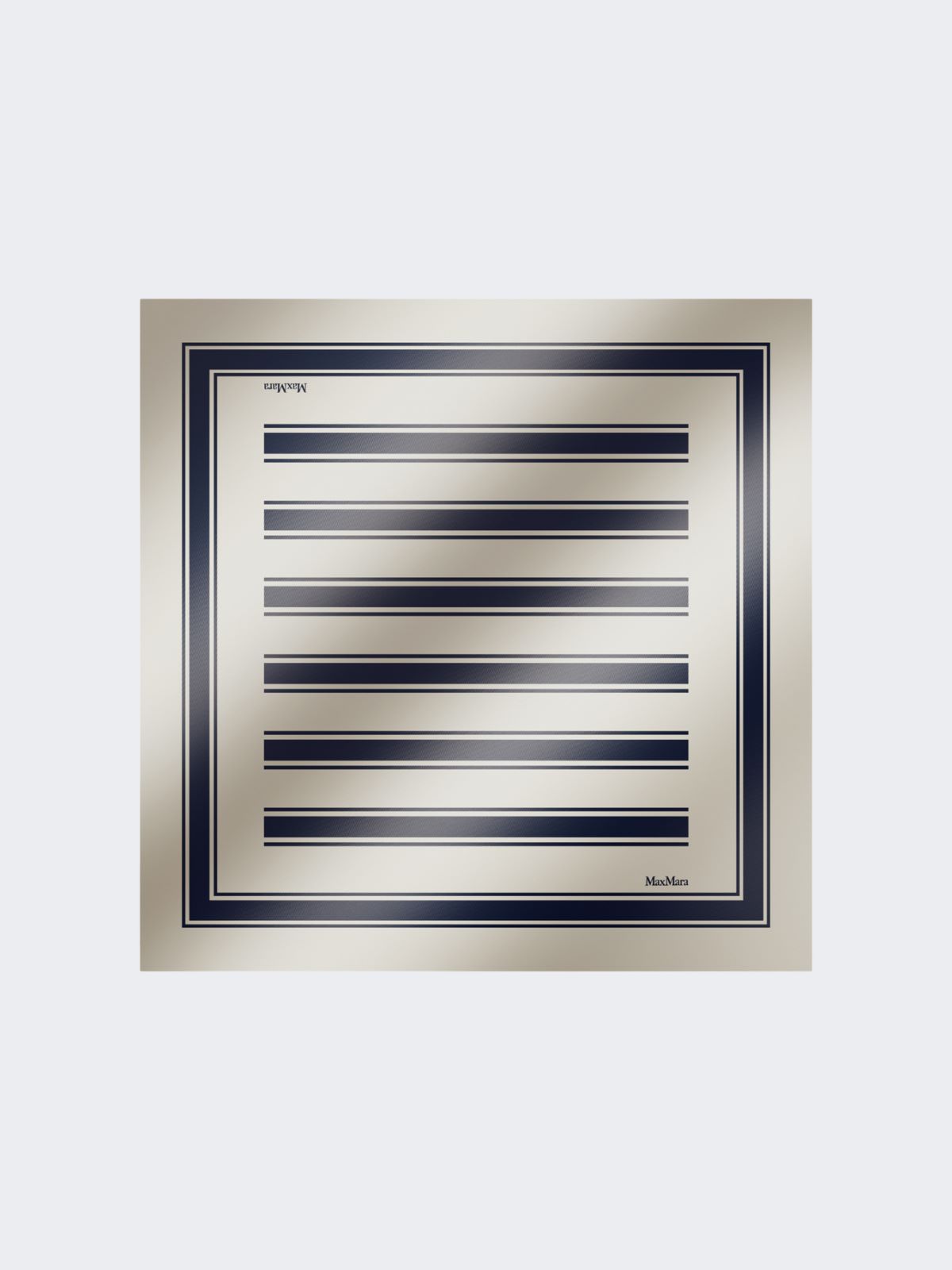 Printed silk foulard - ULTRAMARINE - Max Mara - 6