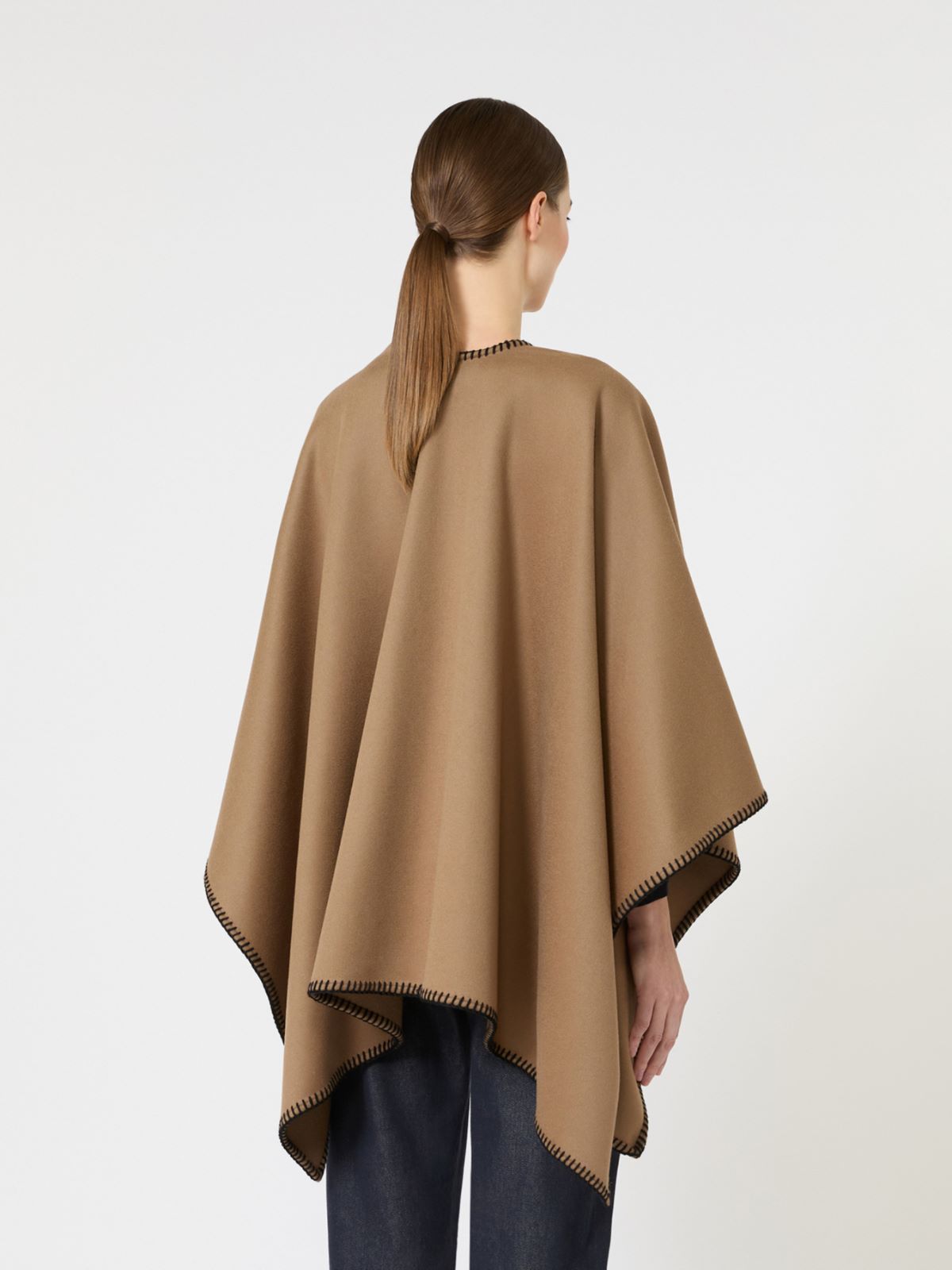 콜롬바 버진울 케이프 - BROWN - Max Mara - 3