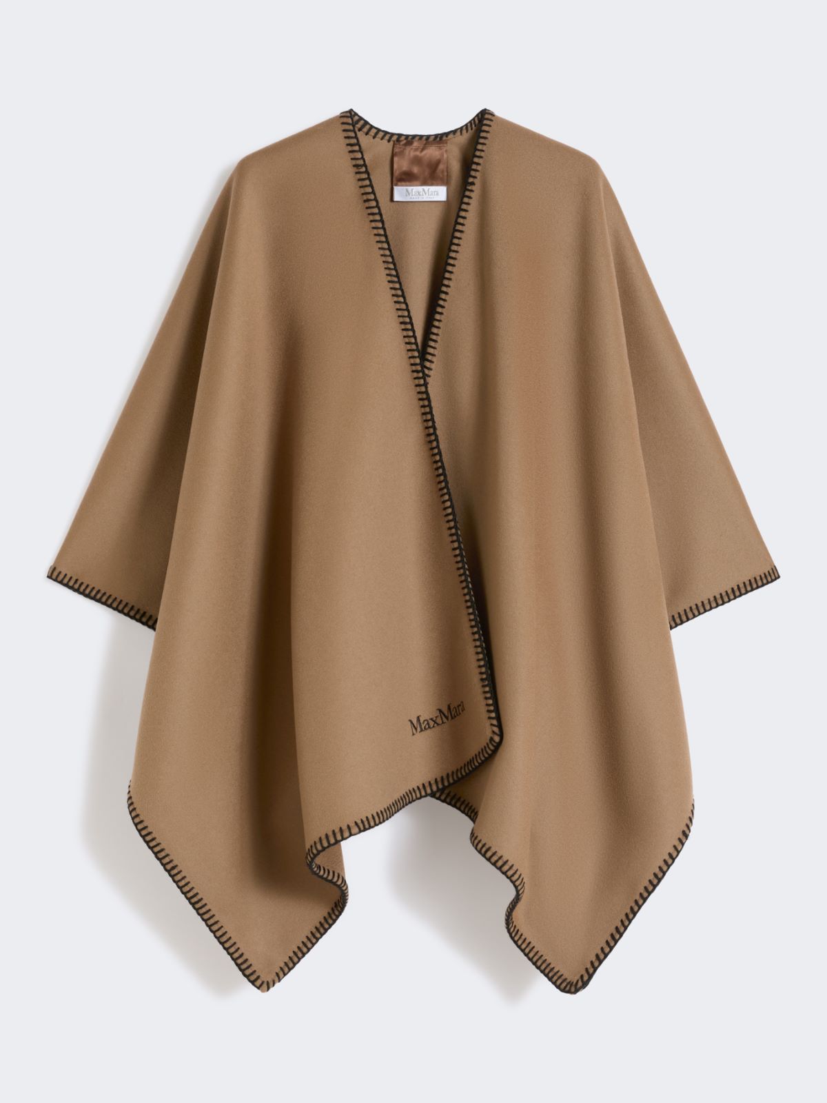 콜롬바 버진울 케이프 - BROWN - Max Mara