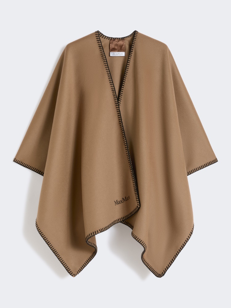 콜롬바 버진울 케이프 - BROWN - Max Mara