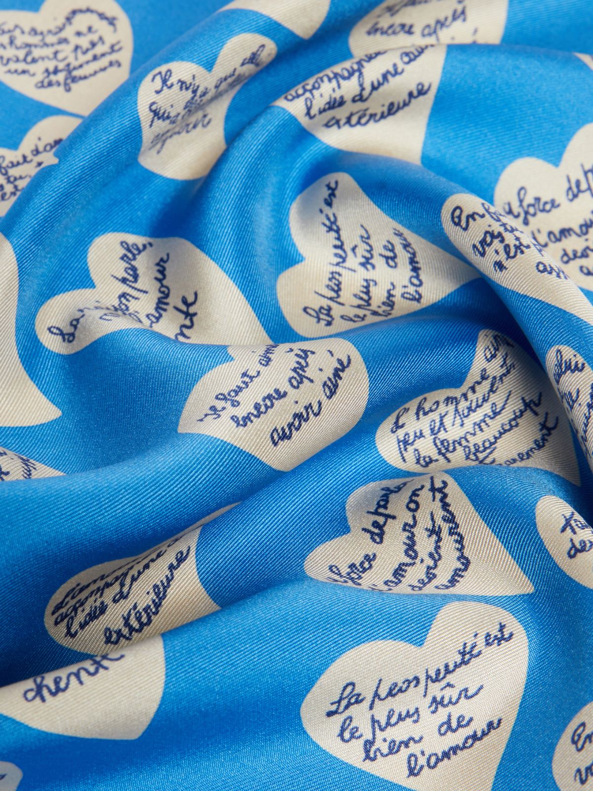 Printed silk scarf - NAVY - Max Mara - 3