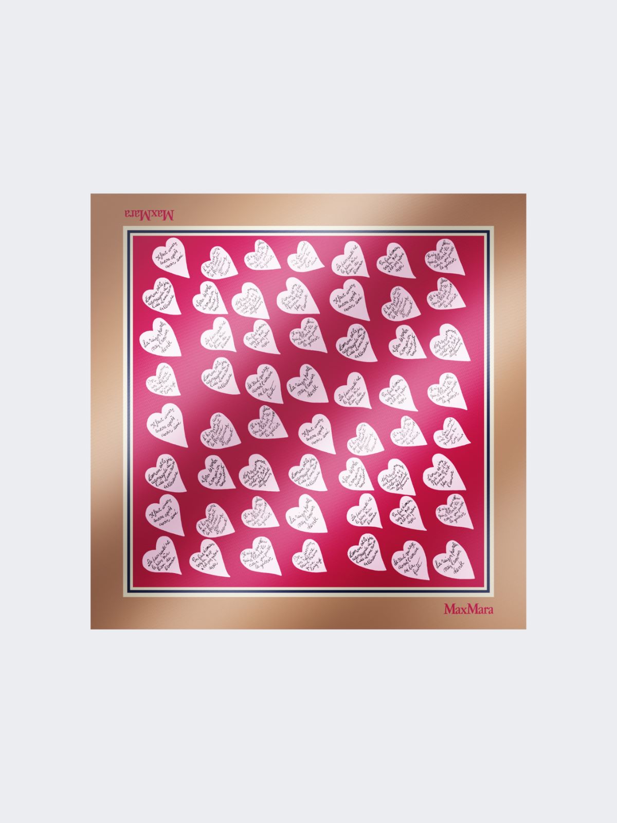 Printed silk scarf - BEIGE - Max Mara