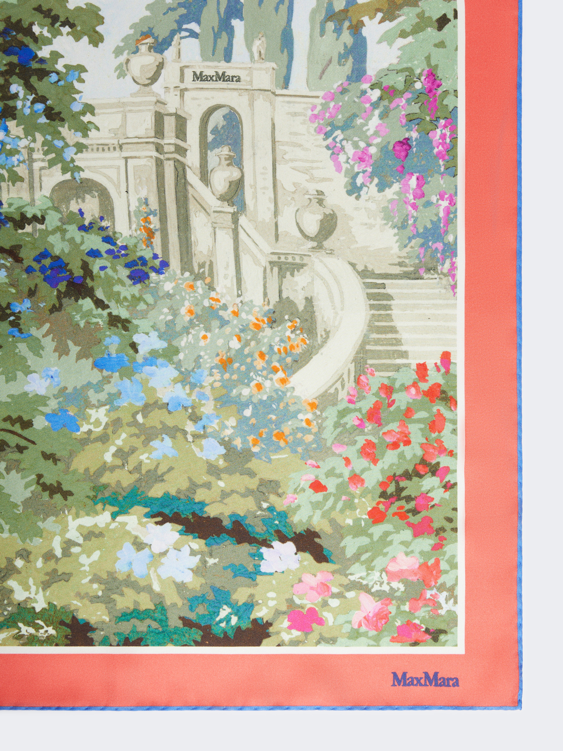 Printed silk foulard - ANTIQUE ROSE - Max Mara - 2