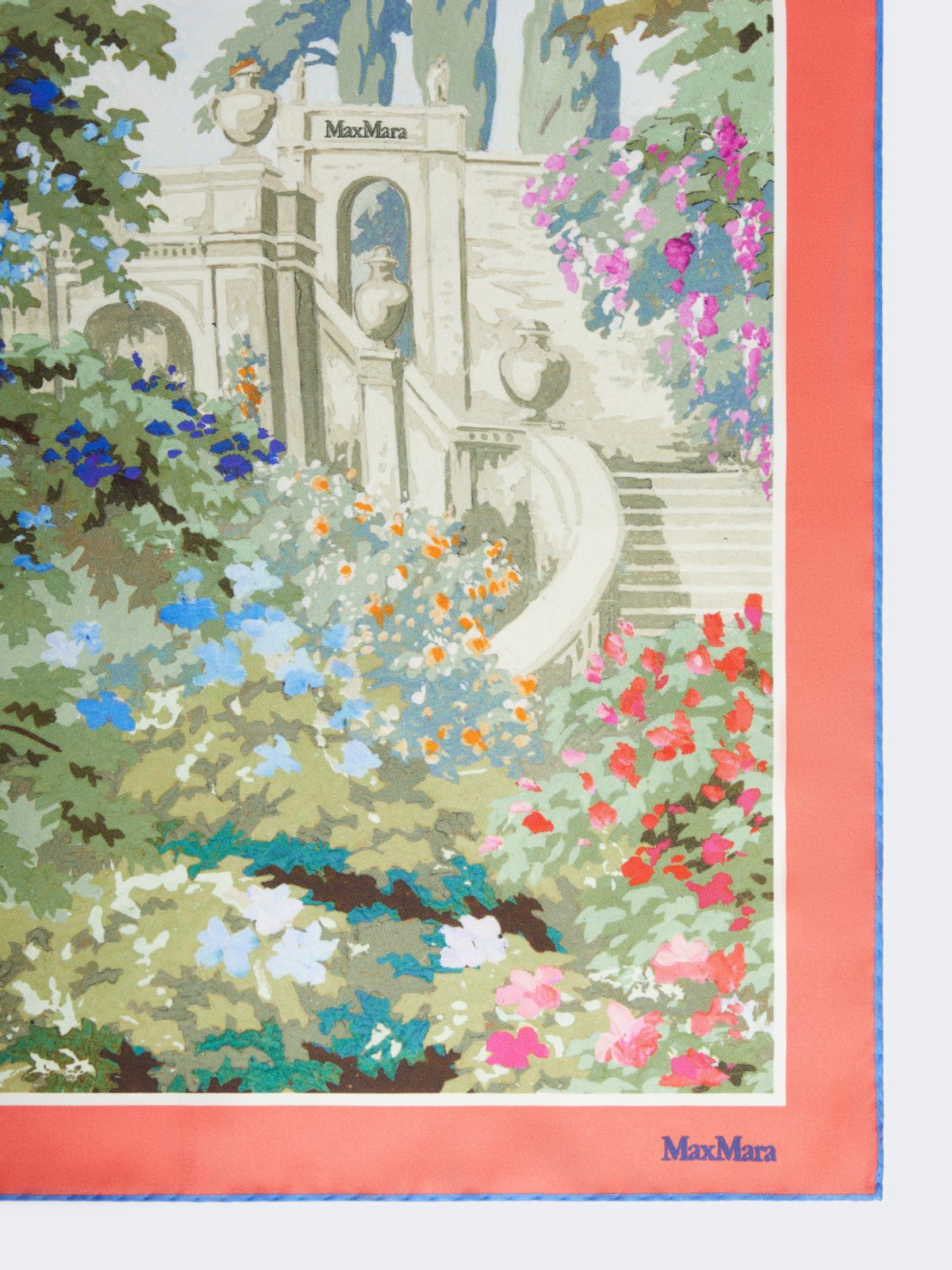 Printed silk foulard - ANTIQUE ROSE - Max Mara - 3