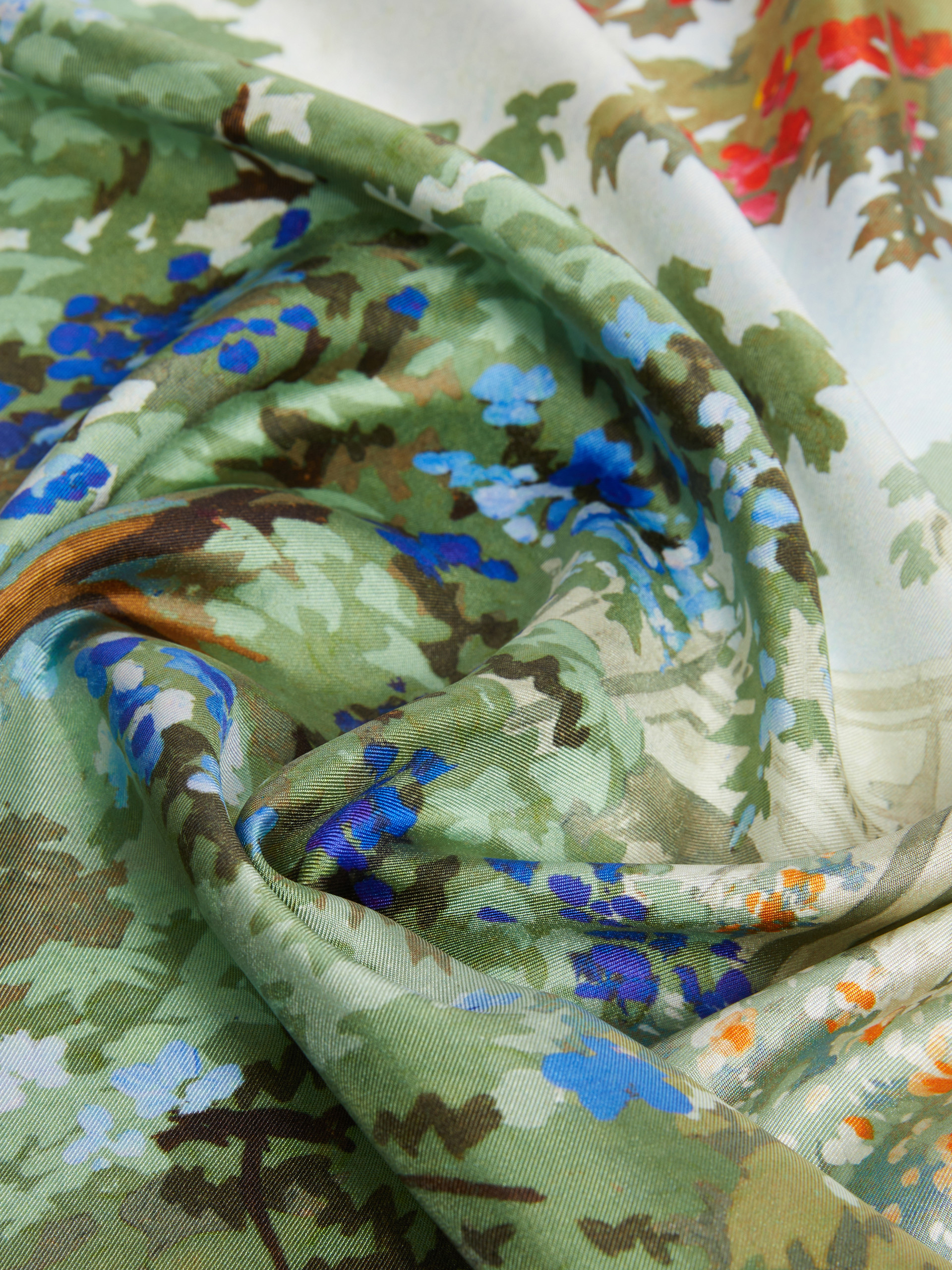 Printed silk foulard - ANTIQUE ROSE - Max Mara - 3