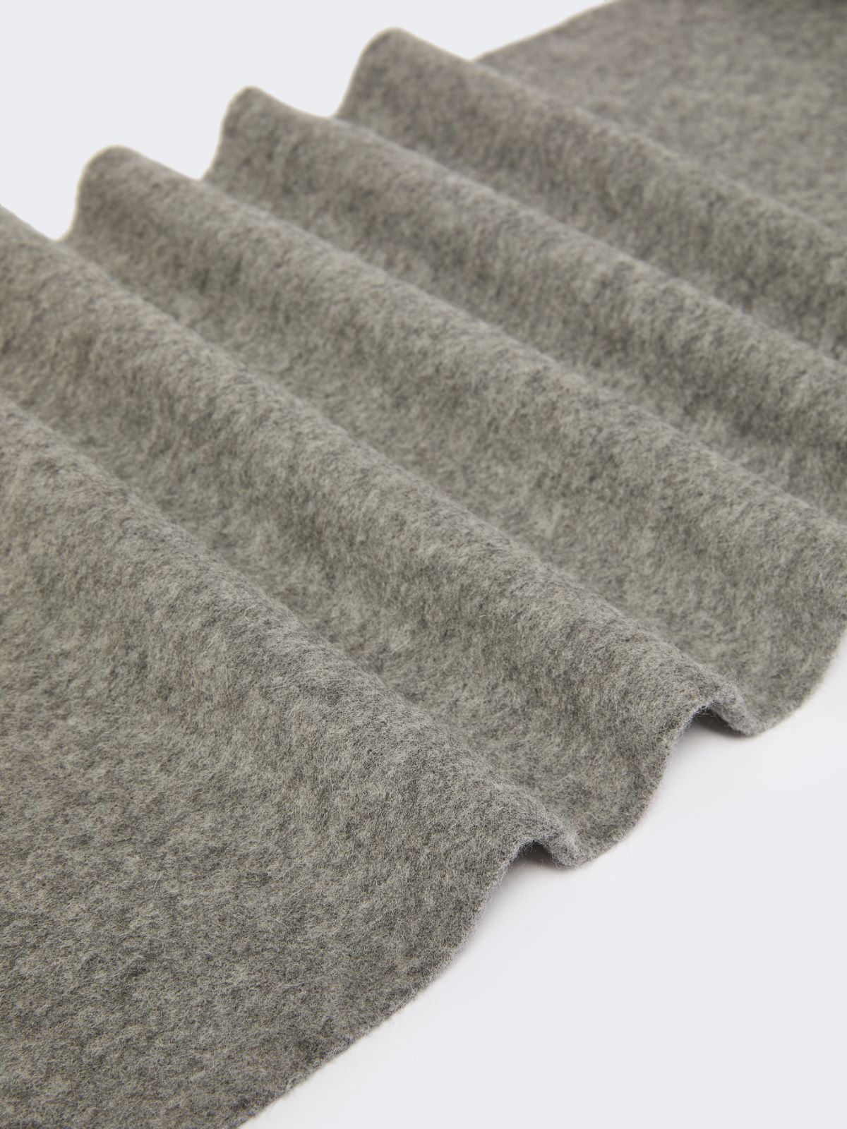 Schal aus Wolle mit Stickerei - MITTELGRAU - Max Mara - 3