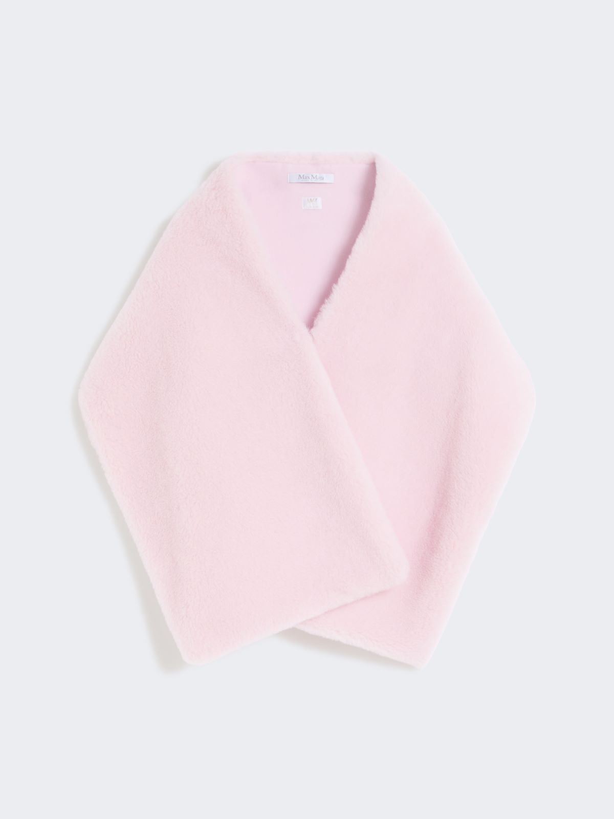 Alpaca and wool Teddy stole - BEIGE PINK - Max Mara - 3