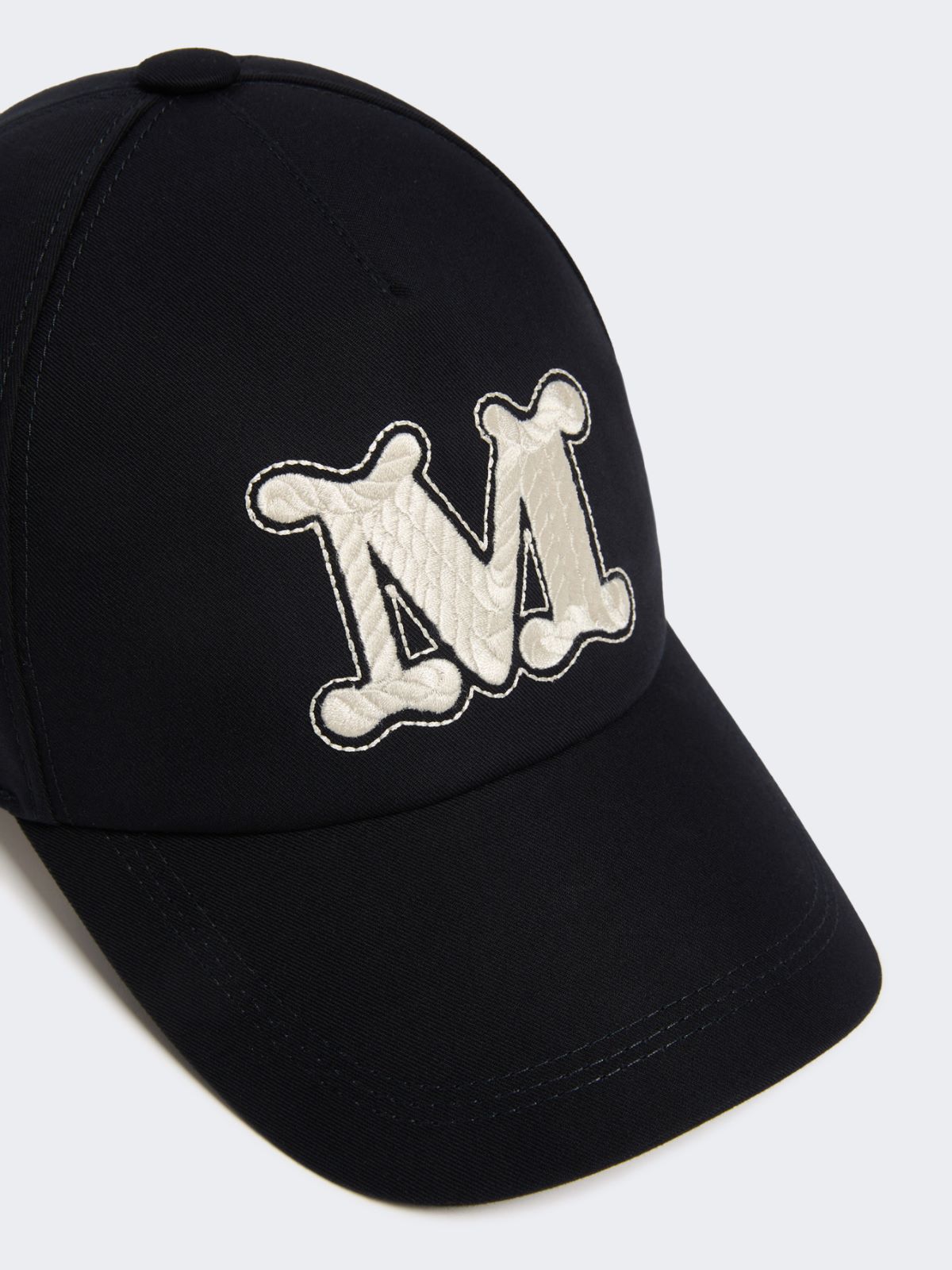 Water-repellent gabardine baseball cap - ULTRAMARINE - Max Mara - 3