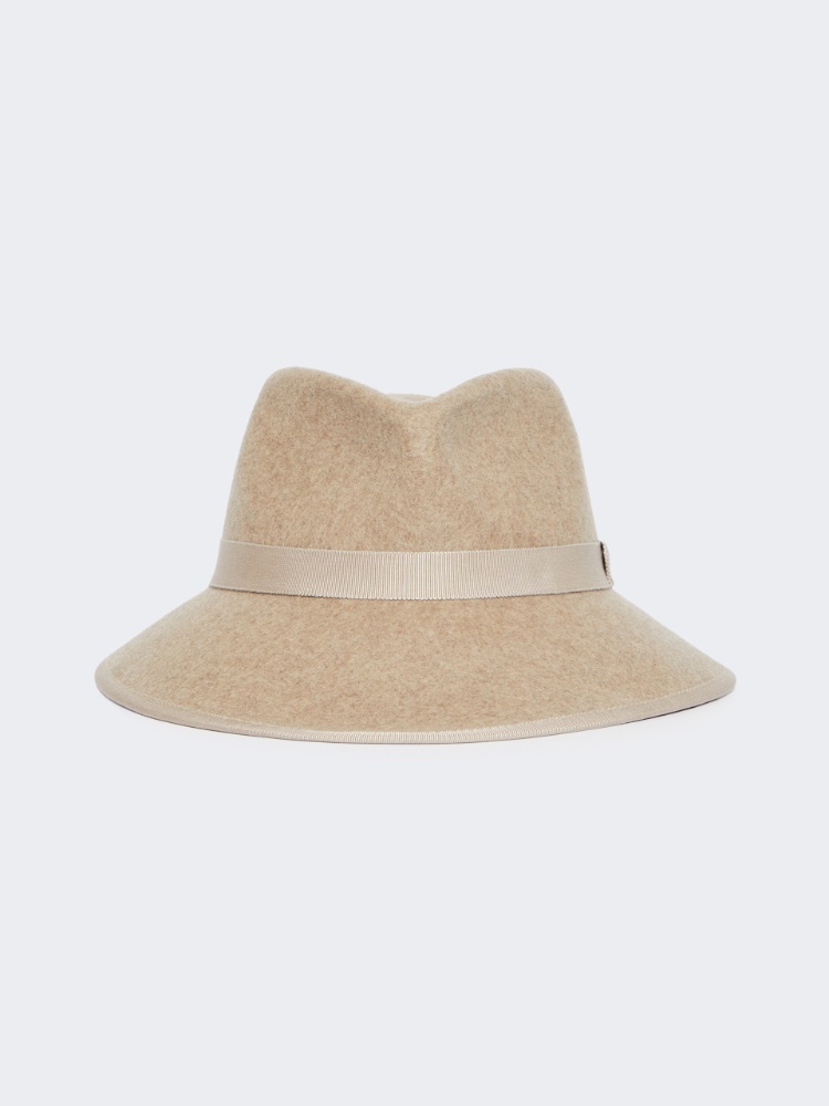 Wool felt hat - BEIGE - Max Mara