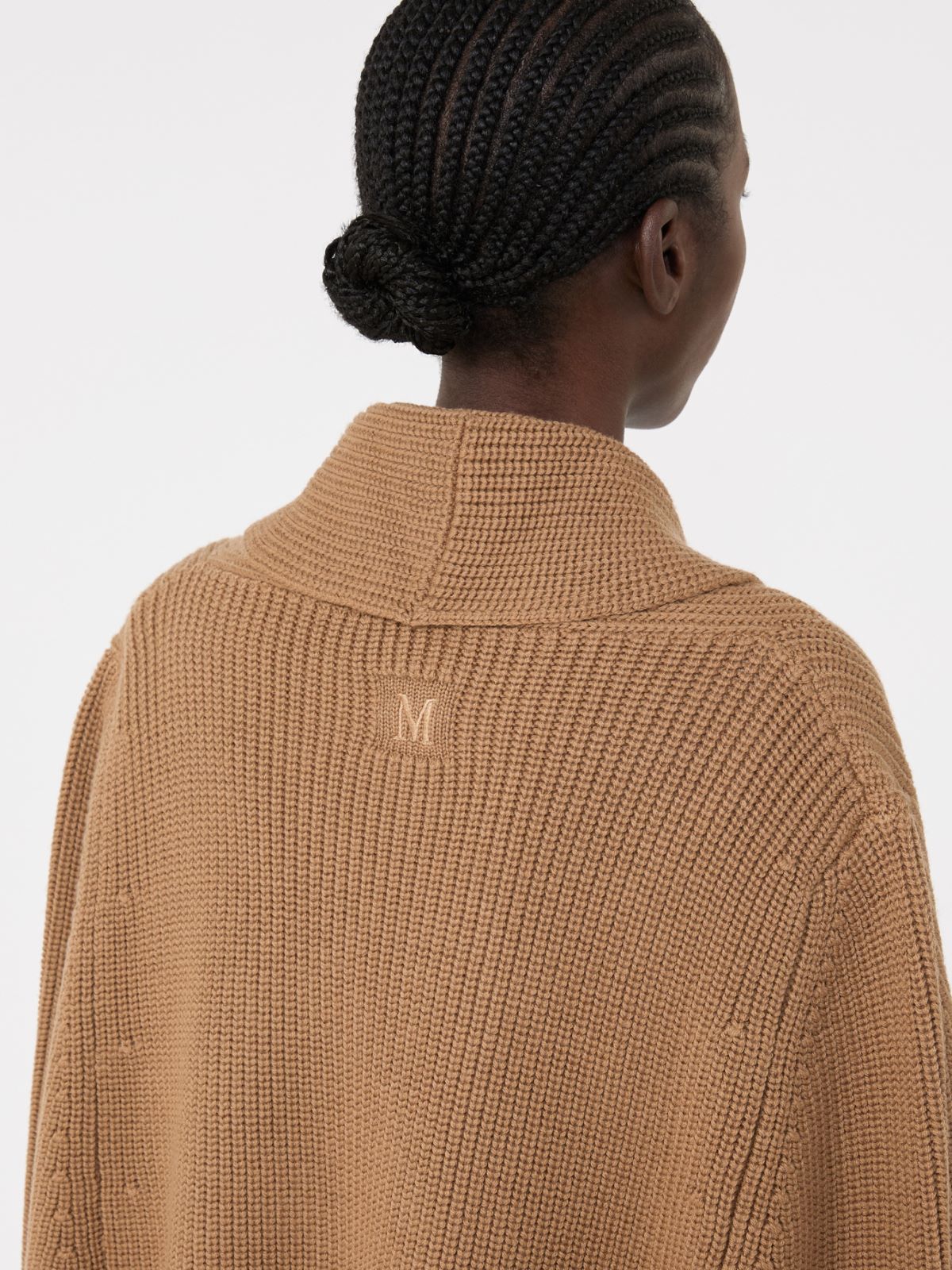 Double-breasted wool cape - CAMEL - Max Mara - 6