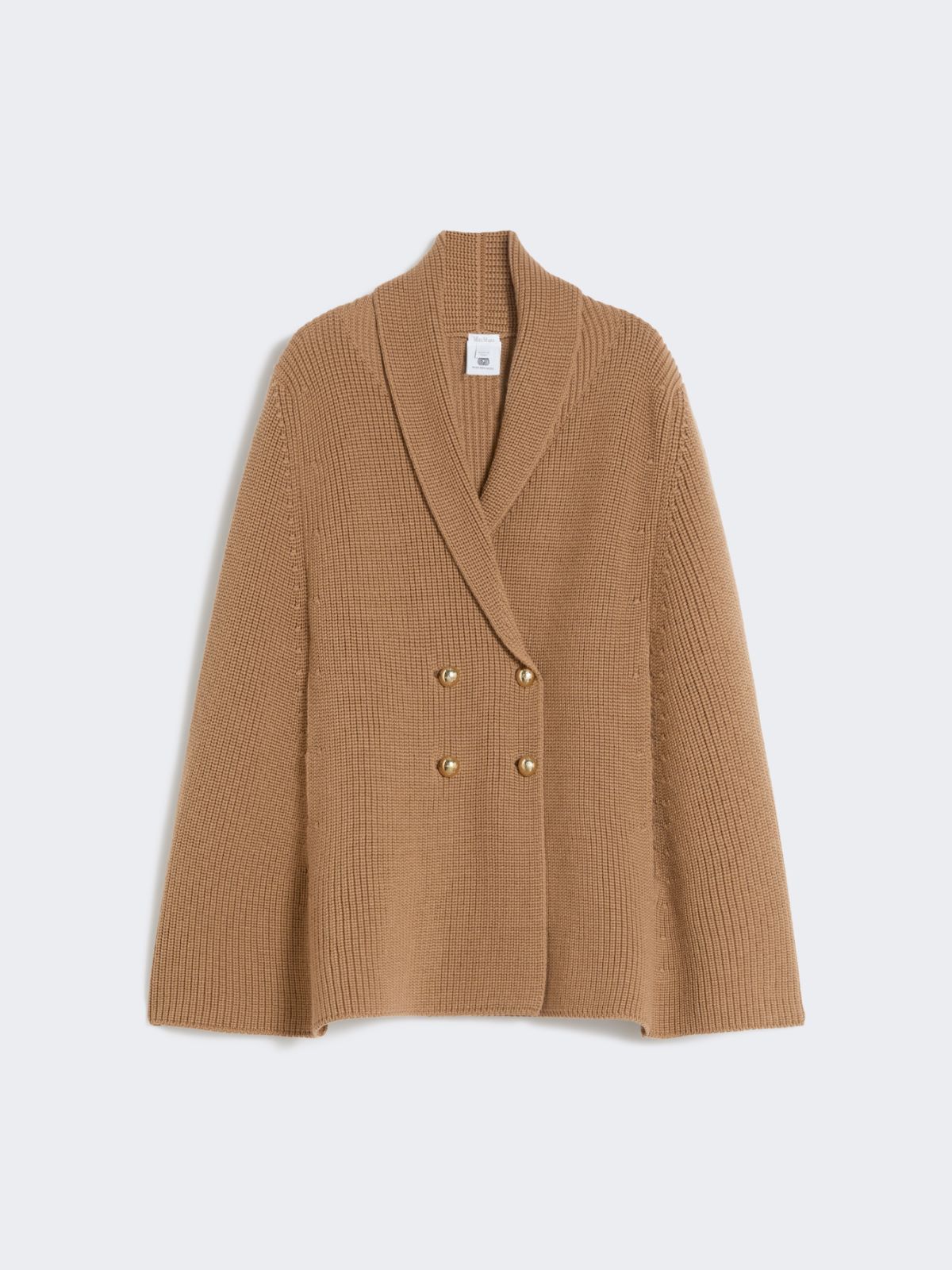 Double-breasted wool cape - CAMEL - Max Mara - 10