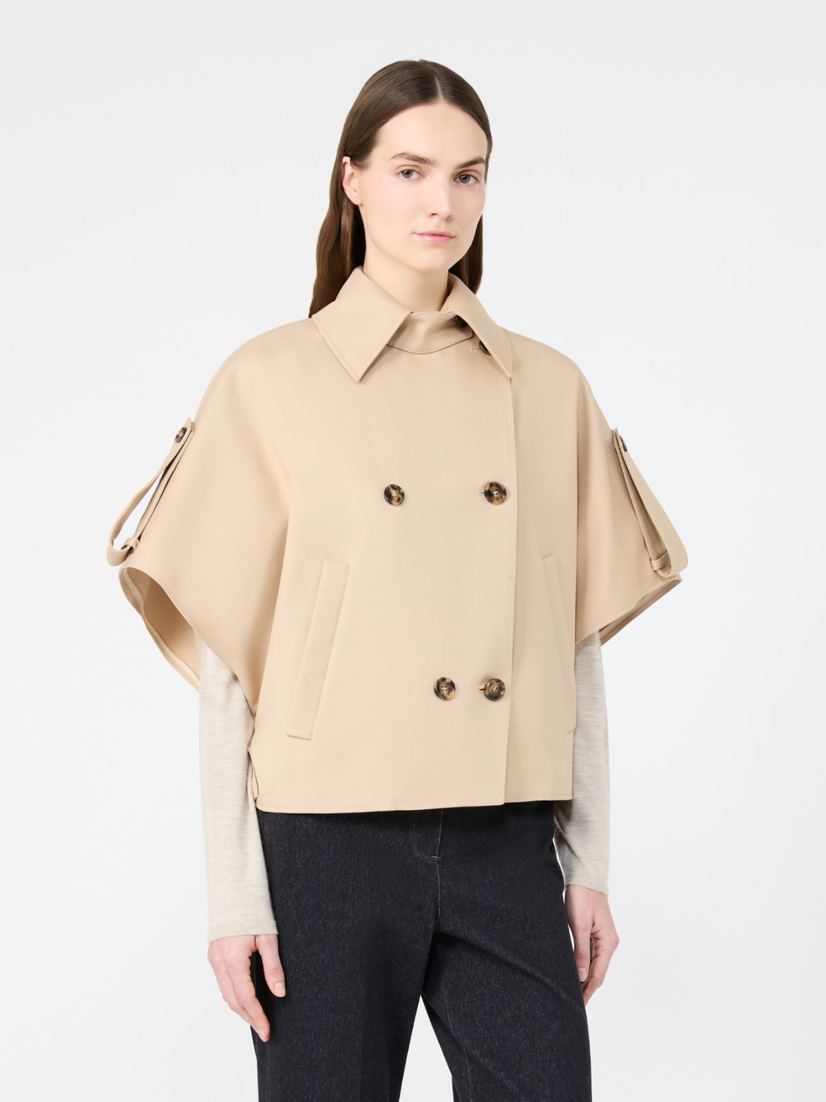 [ガランテ] ピュア コットン ケープ - ALBINO - Max Mara - 2