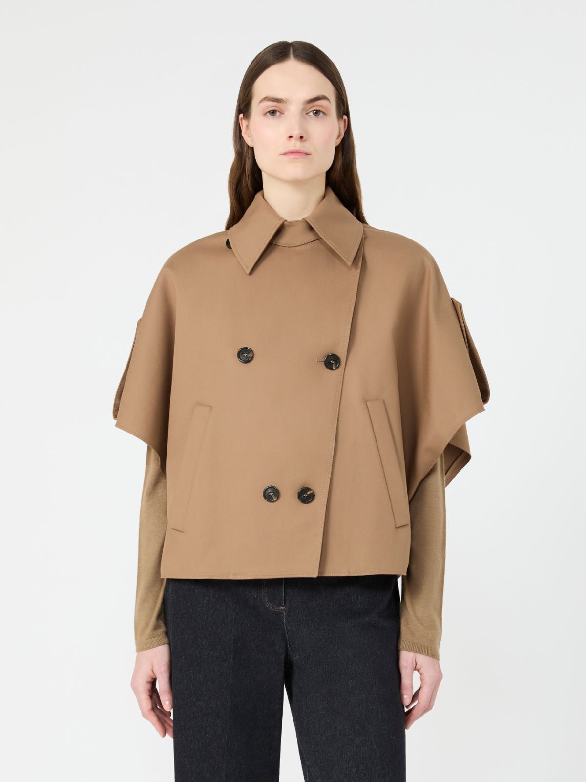 [ガランテ] ピュア コットン ケープ - COLONIAL - Max Mara - 2