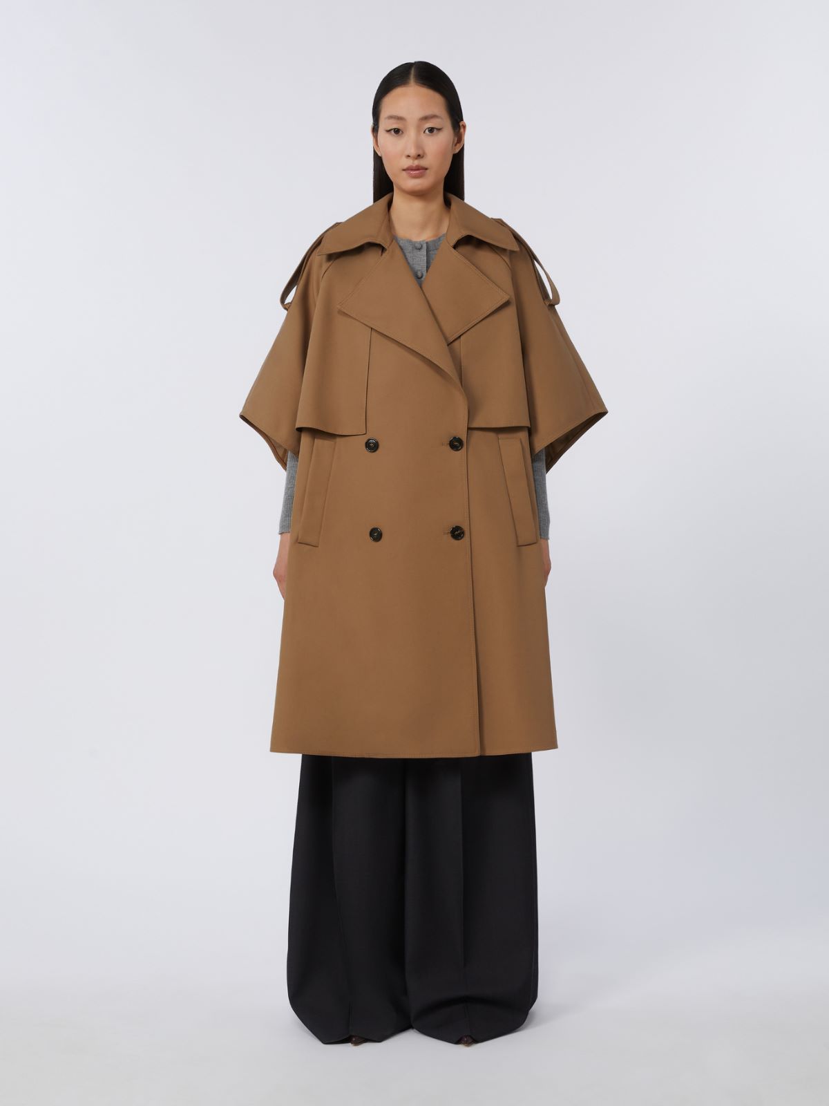 Water-repellent gabardine cloak - COLONIAL - Max Mara - 5