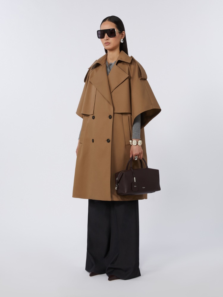 Water-repellent gabardine cloak + COLONIAL - Max Mara