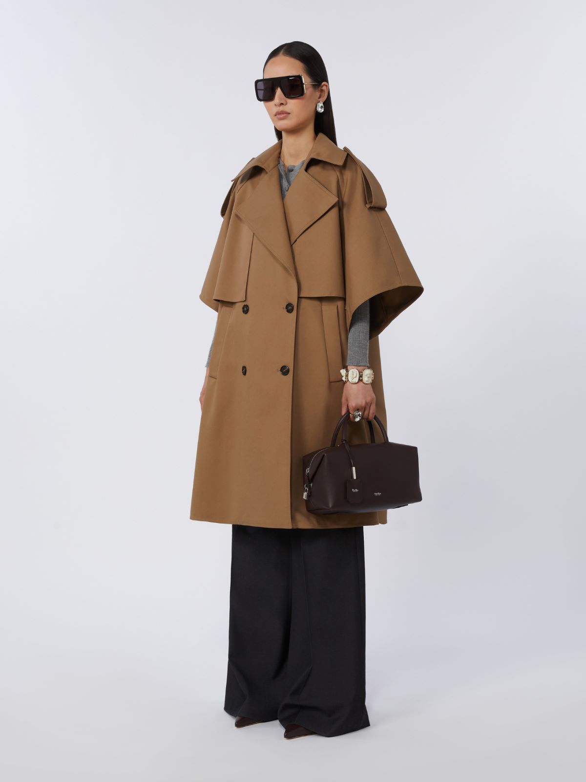 Water-repellent gabardine cloak - COLONIAL - Max Mara - 5