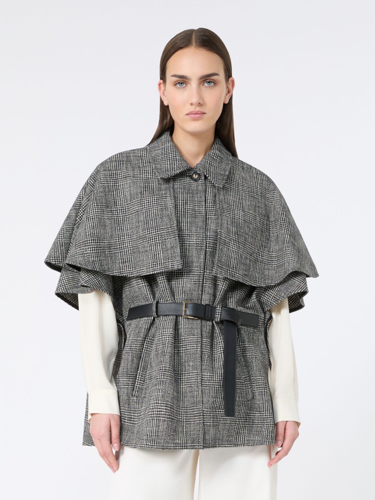 파베타 코튼 케이프 - BLACK - Max Mara - 2