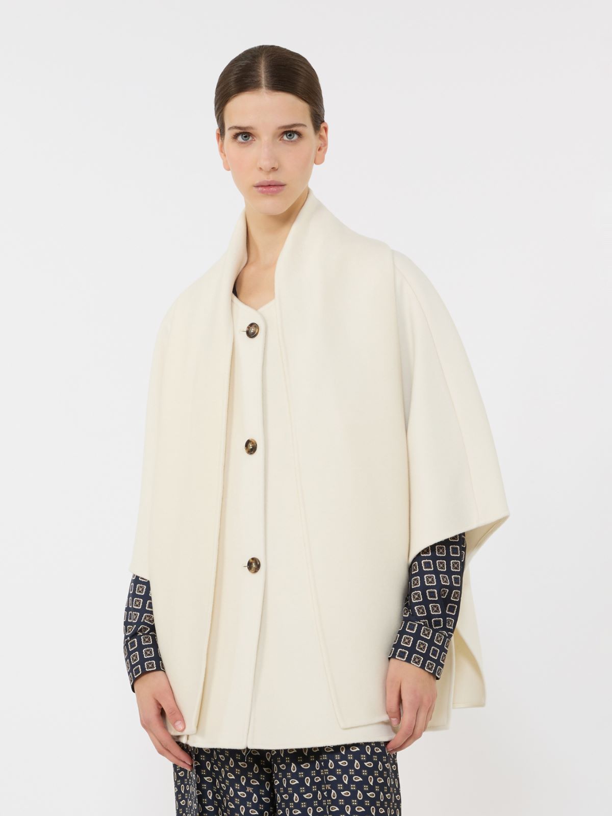 블라소네 캐시미어 케이프 - WHITE - Max Mara - 9