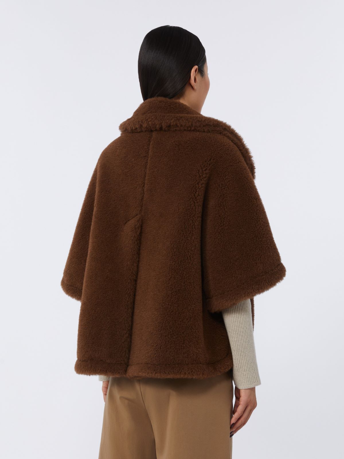 코르비노 테디 케이프 - GOLDEN GREEN BROWN - Max Mara - 4