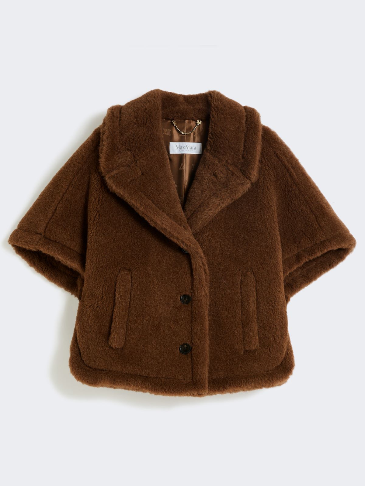 코르비노 테디 케이프 - GOLDEN GREEN BROWN - Max Mara - 4