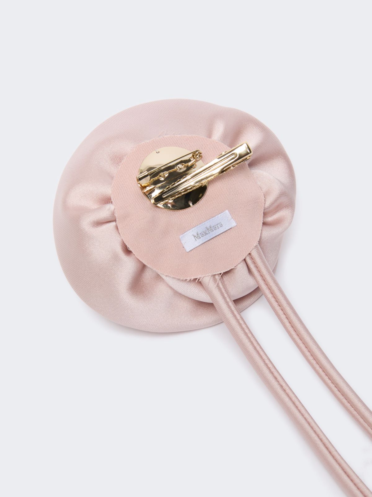 Satin flower brooch - PINK - Max Mara - 3