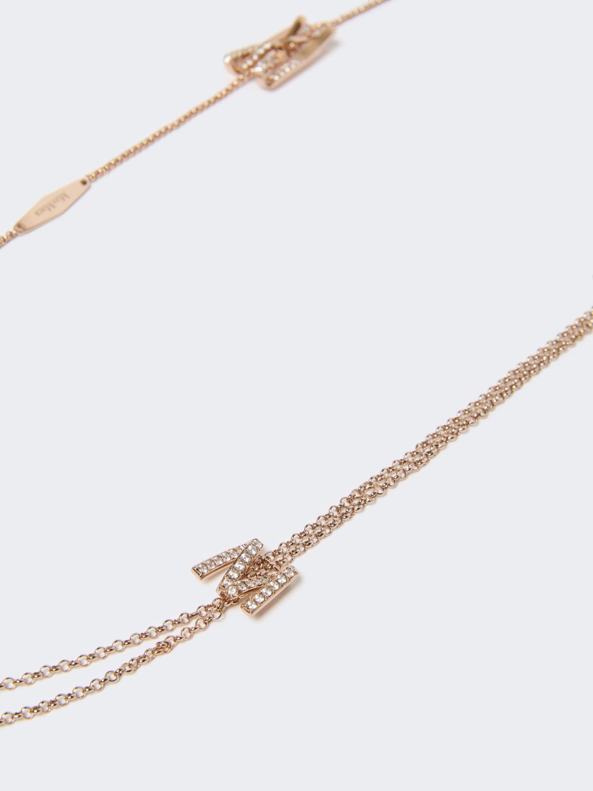 Long necklace with Monogram details - IVORY - Max Mara - 2