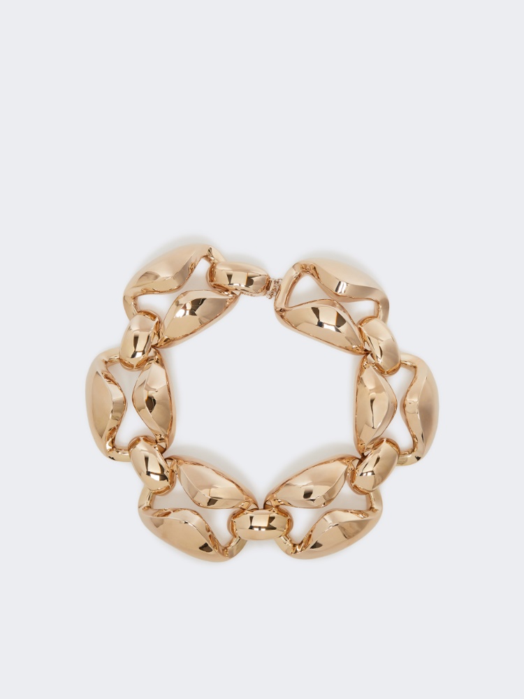 Bold metal necklace - BRONZE - Max Mara