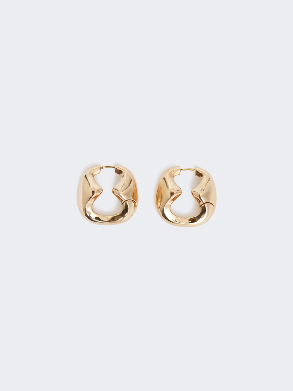 Bold metallic earrings - BRONZE - Max Mara - 8