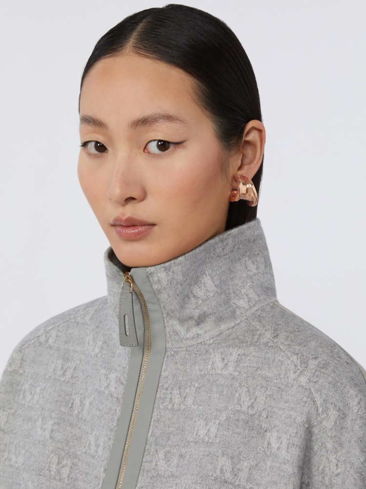 Asymmetric metal earrings - BRONZE - Max Mara