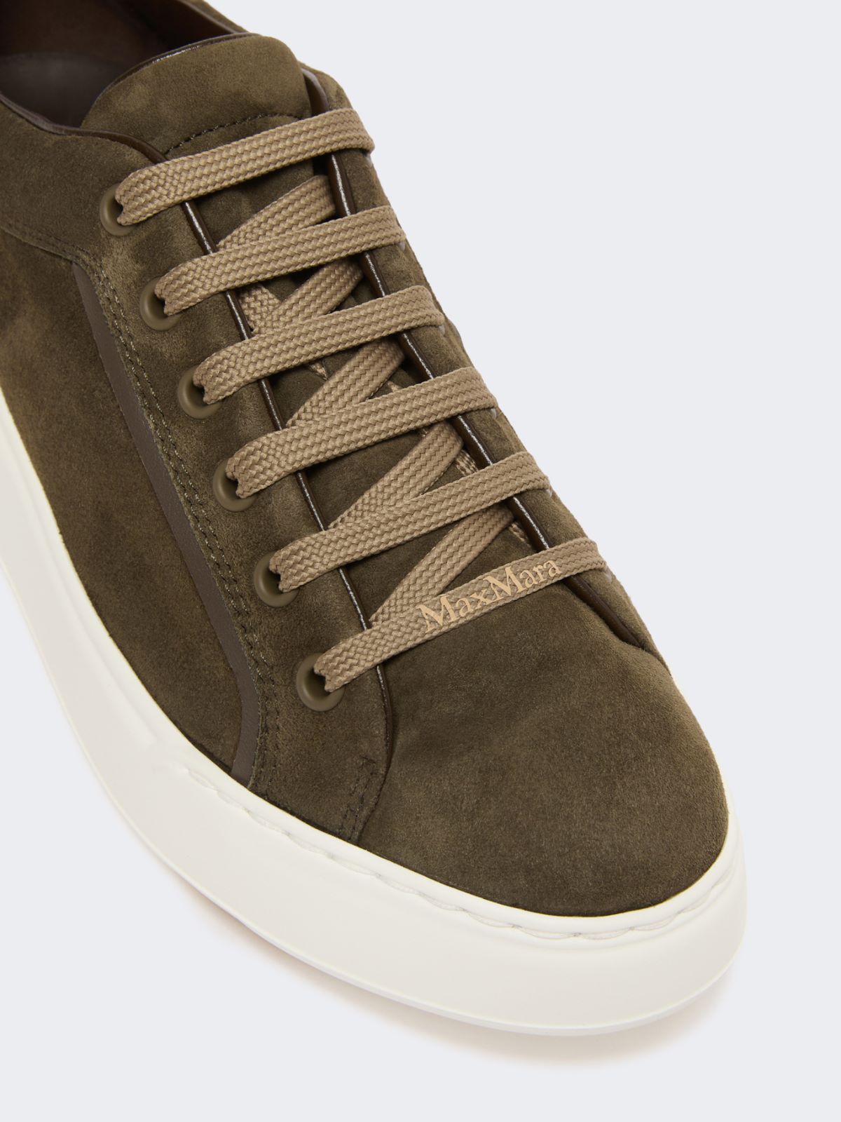 Suede sneakers - DARK BROWN - Max Mara - 5