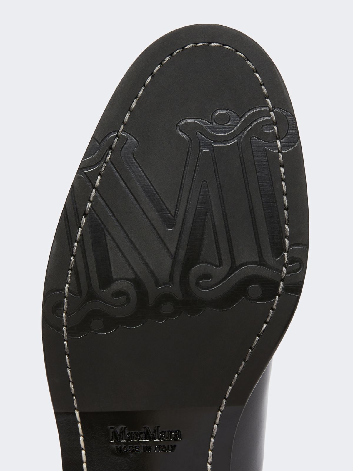 Leather Chelsea ankle boots - BLACK - Max Mara - 6