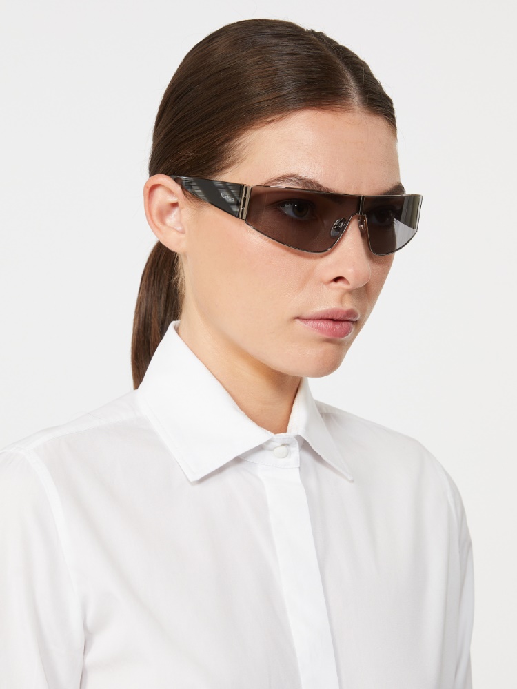 Verspiegelte Sonnenbrille - SCHWARZ - Max Mara