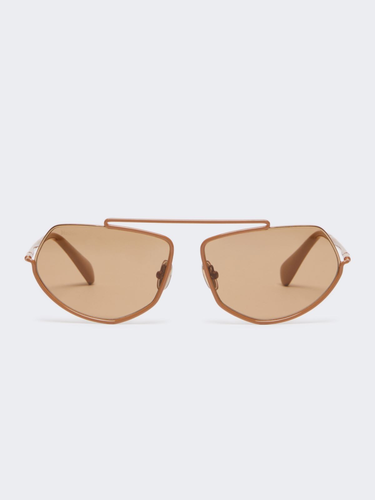 Eckige Sonnenbrille - KAMEL - Max Mara