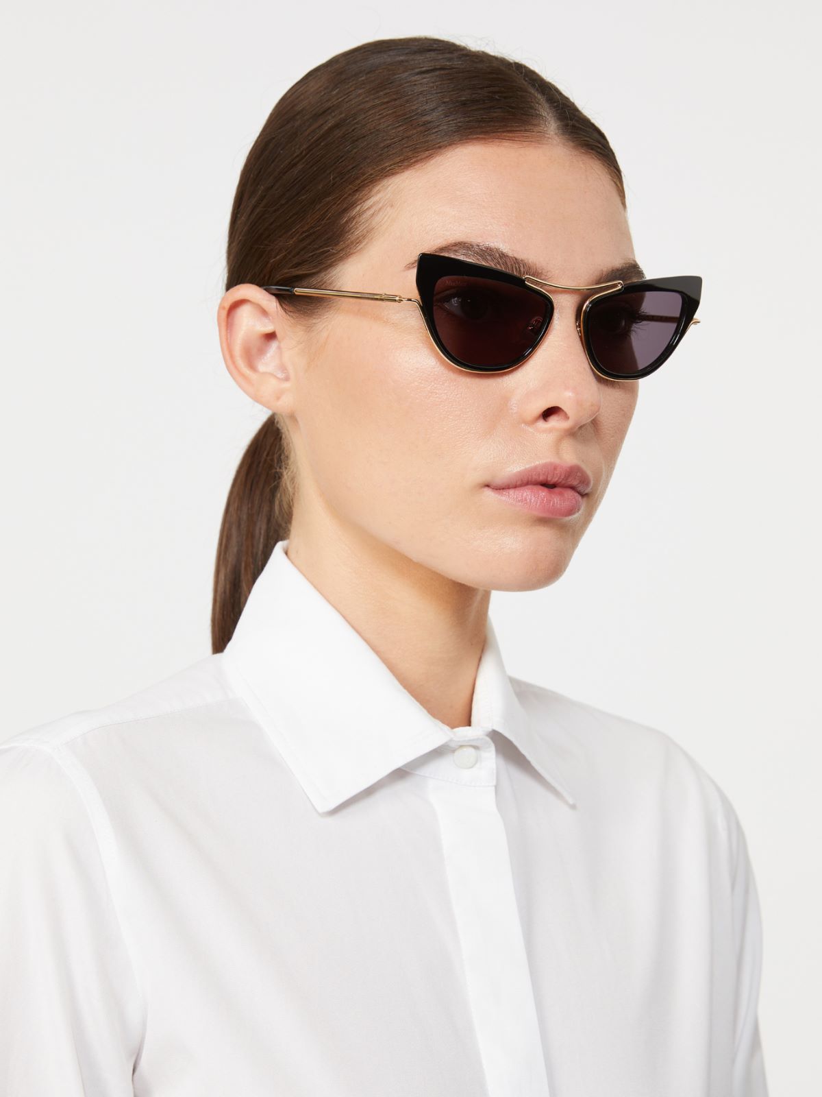 Cat-eye sunglasses - BLACK - Max Mara - 4