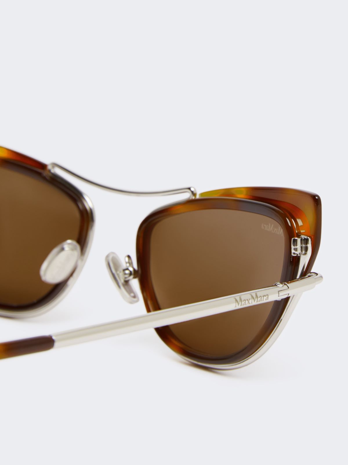 Cat-eye sunglasses - TAWNY BRONZE BROWN - Max Mara - 3