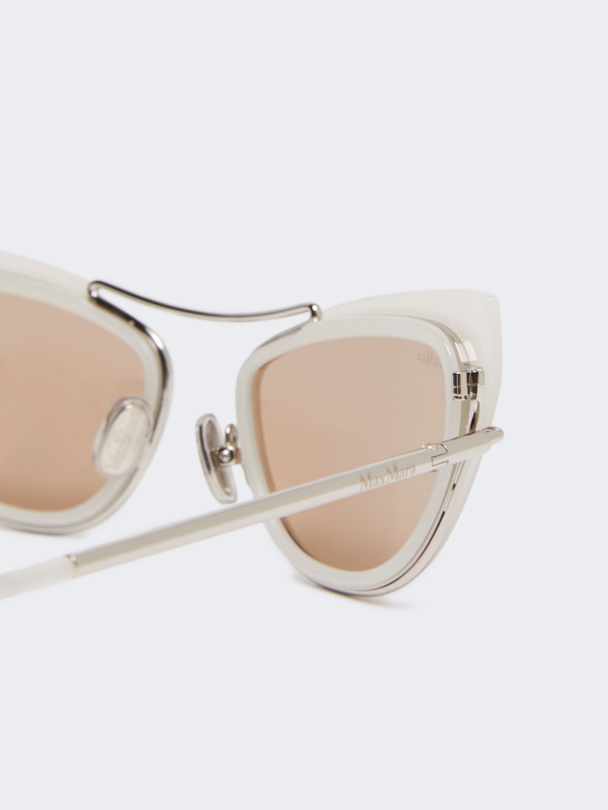 Cat-eye sunglasses - WHITE - Max Mara - 3