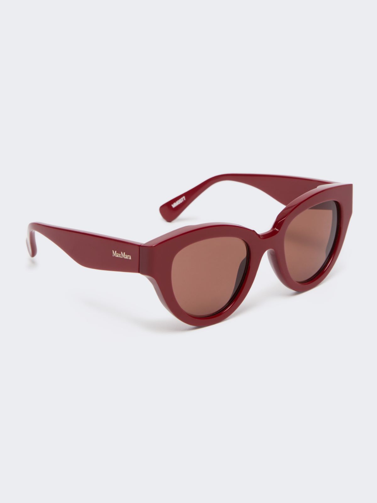 Okulary przeciwsłoneczne motylki oversize - CZERWONY - Max Mara - 2
