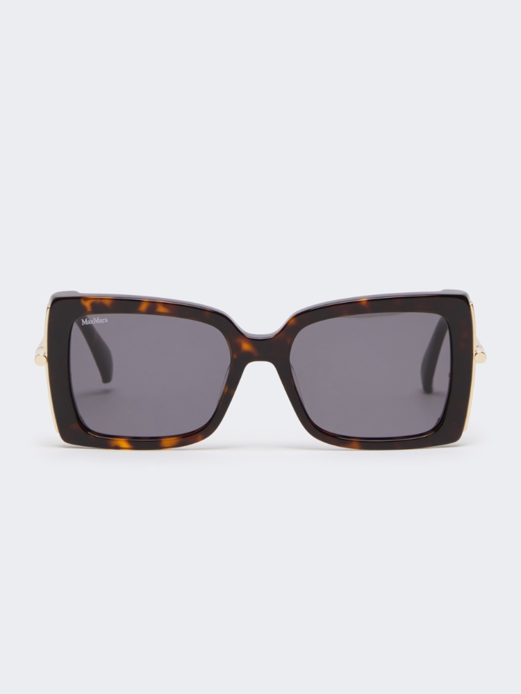 Square sunglasses - TAWNY BRONZE BROWN - Max Mara