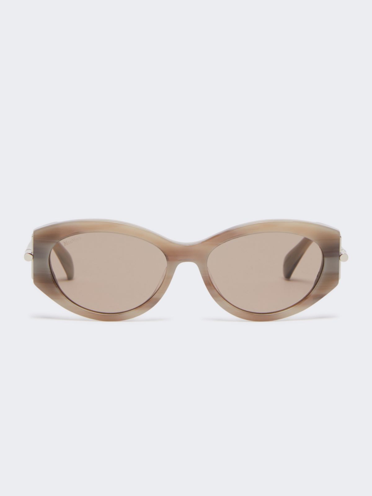 Oval sunglasses - DARK GREY - Max Mara - 3
