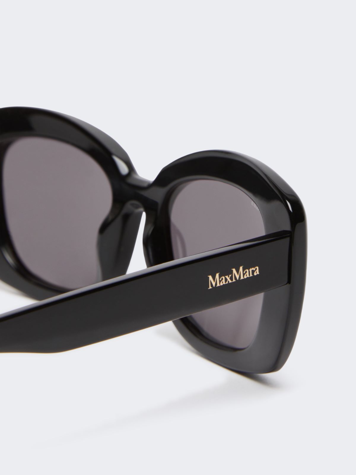 Oversized oval sunglasses - BLACK - Max Mara - 3