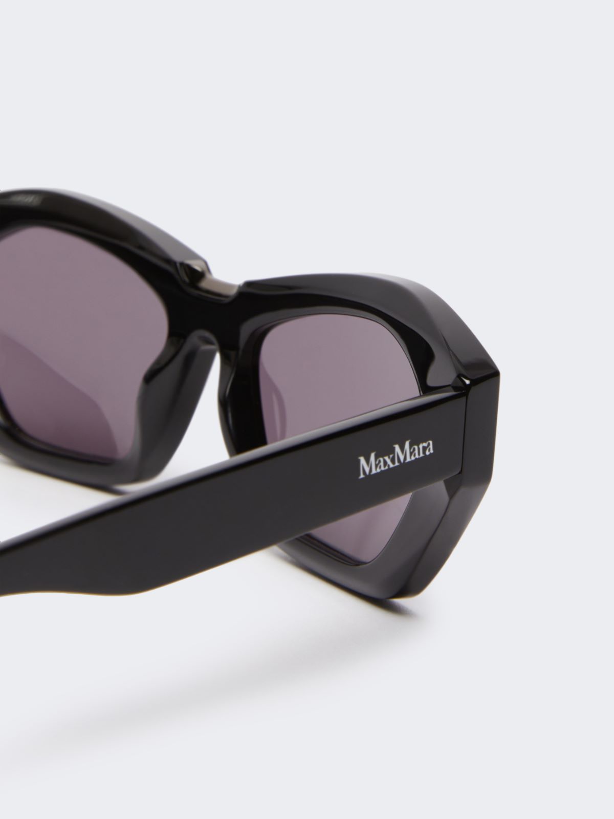 Square bold sunglasses - BLACK - Max Mara - 4