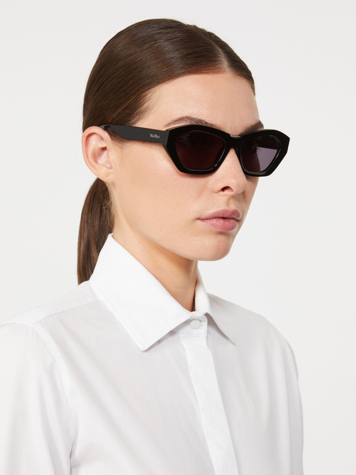 Square bold sunglasses - BLACK - Max Mara - 9