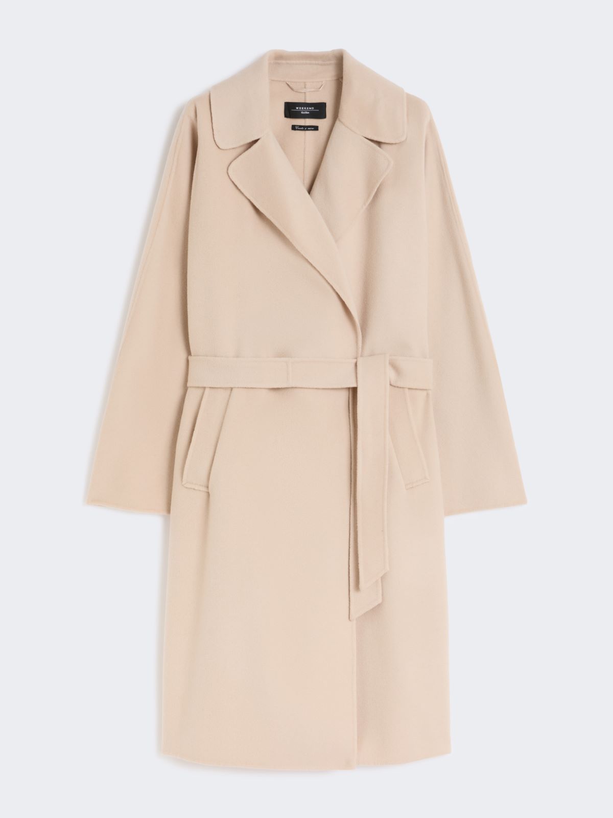 Max Mara Double-faced Wool-blend Robe Coat In Neutral