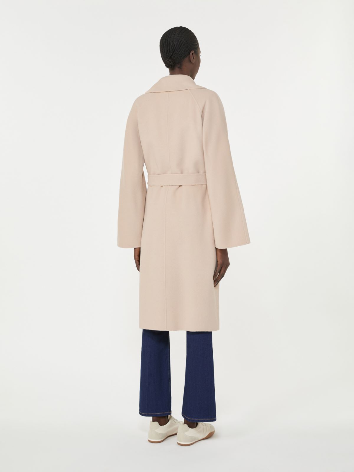 Double-Faced wool-blend robe coat - SAND - Max Mara - 4