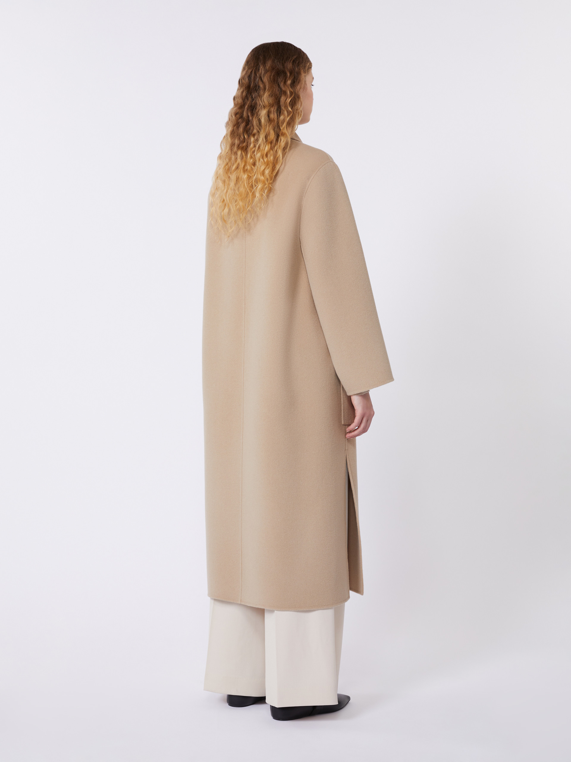 Double-faced wool-blend coat - CAMEL - Max Mara - 3